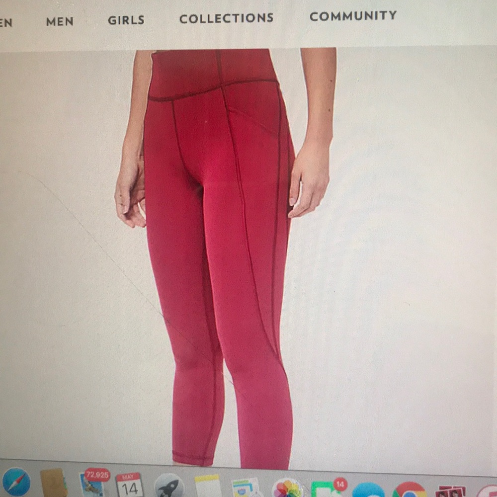 Lululemon size 2 time to swear cropped pants